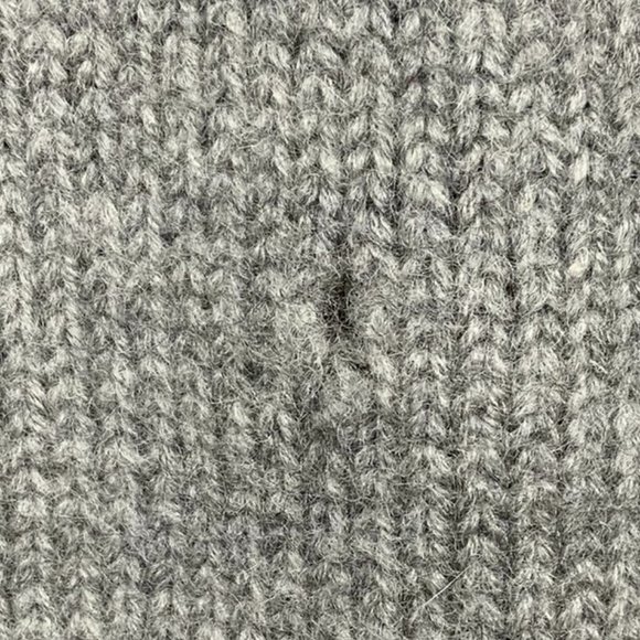 Vintage Wool LL Bean Fair Isle Sweater Zip Cardigan Grunge Holes Chunky Heavy XL - Picture 14 of 14